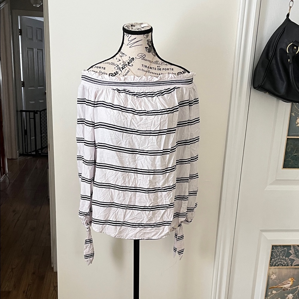 💗Striped Off-Shoulder Women's Top